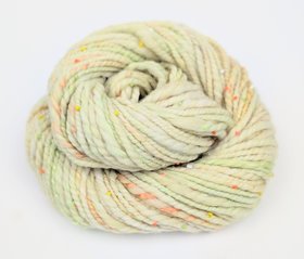 Handspun Beaded Yarn | Mixed Fibers