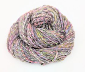 Handspun Beaded Yarn | Mixed Fibers