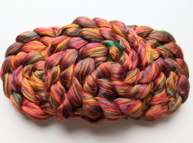 Blended Roving / Combed Top | Bamboo | Dragon's Breath
