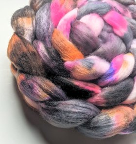 Hand Painted Top / Roving | Faux Cashmere / Nylon | Sorceress