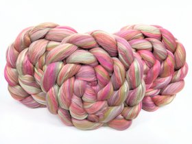 Merino Roving / Combed Top - Spinning Fiber - Custom Blended - Secret Garden