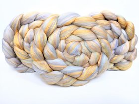 Merino Roving / Combed Top - Spinning Fiber - Custom Blended - Apollo