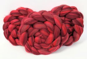 Blended Roving / Combed Top | Merino | Dragon's Blood