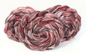 Blended Roving / Combed Top | Merino / Flax | Queen Of Hearts