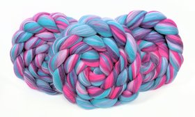 Blended Roving / Combed Top | Merino | Gumball
