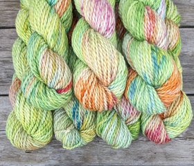 Hand Dyed. Hand Painted Yarn - Baby Alpaca / Merino - Snickerdoodle