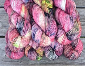 Hand Dyed / Painted Yarn | Fingering Weight |  SW Merino / Silk / Cashmere | Samba