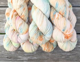 Hand Dyed / Painted Yarn | Fingering Weight | Merino / Camel | Nursery Rhyme