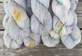 Hand Dyed / Painted Yarn | Fingering Weight | Merino / Camel | Granite