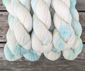 Hand Dyed / Painted Yarn | Lace Weight | Merino / Silk | Hint Of Mint