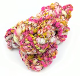 Handspun Art Yarn | Beehive Yarn | Coil Yarn