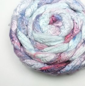 Hand Painted Top / Roving | Bamboo | Coronation 