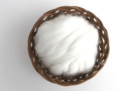 Angora - Undyed Combed Top - Natural Roving - Spinning Fiber