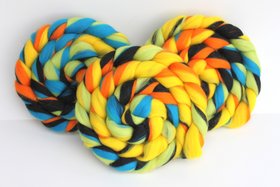 Merino Roving / Combed Top - Spinning Fiber - Custom Blended - Kapow!