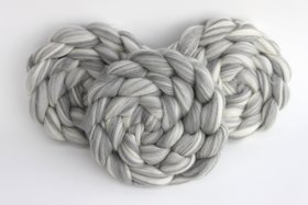 Merino - Natural Roving - Undyed Combed Top - Blended Natural Colours