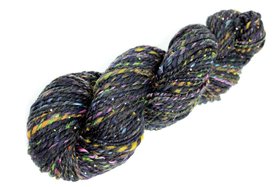 Handspun Beaded Yarn | Mixed Wools | Disco Fever